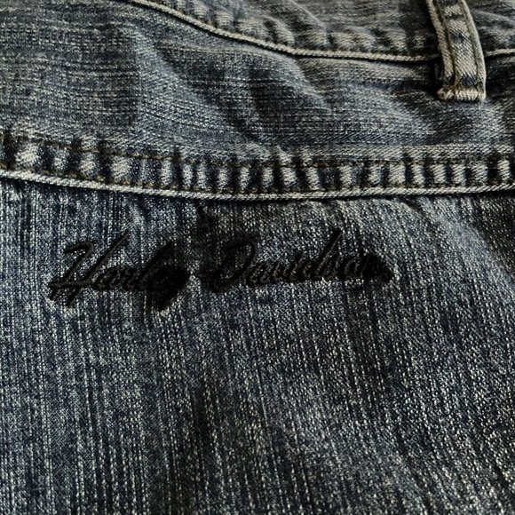 Harley Davis women’s jeans with matching tank top. Preowned - Picture 8 of 12